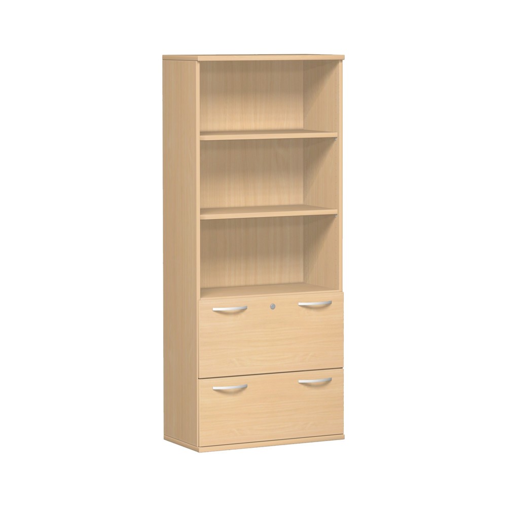 Product afbeelding: Modulekast Profi met hangmappenlade, 5 OH, beuken