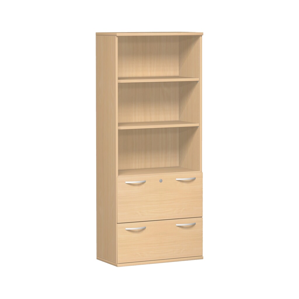 Product afbeelding: Modulekast Profi met hangmappenlade, 5 OH, beuken