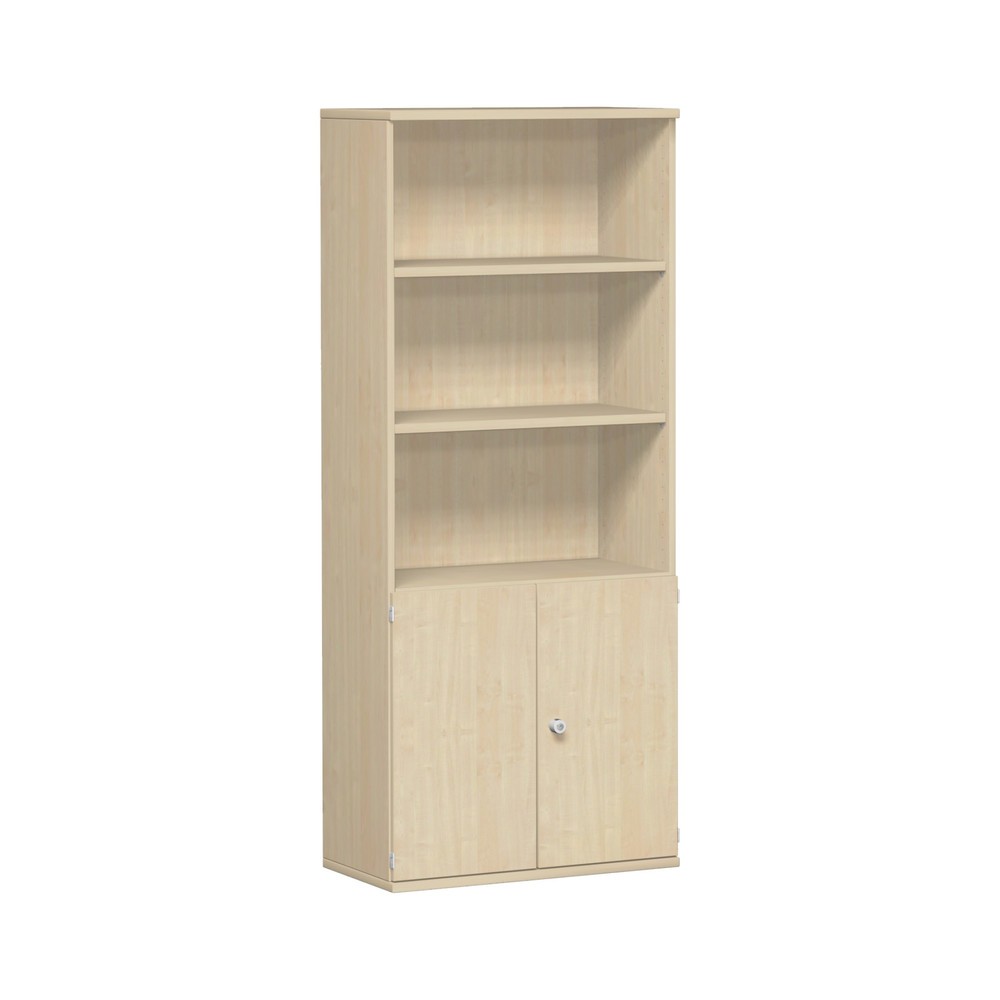 Product afbeelding: Modulekast Profi met houten deuren, 5 OH, esdoorn
