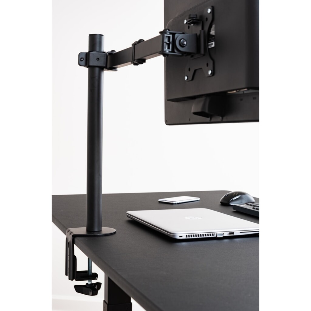Productafbeelding nr. 2: Monitorhouder voor 1 monitor, met kiep- en draaifunctie, zwart