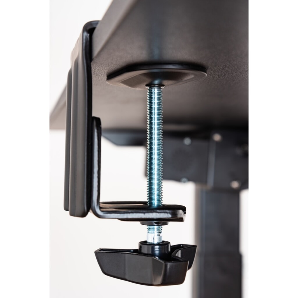Monitorhouder voor 1 monitor, met kiep- en draaifunctie, zwart Productafbeelding nr. 3: Monitorhouder voor 1 monitor, met kiep- en draaifunctie, zwart