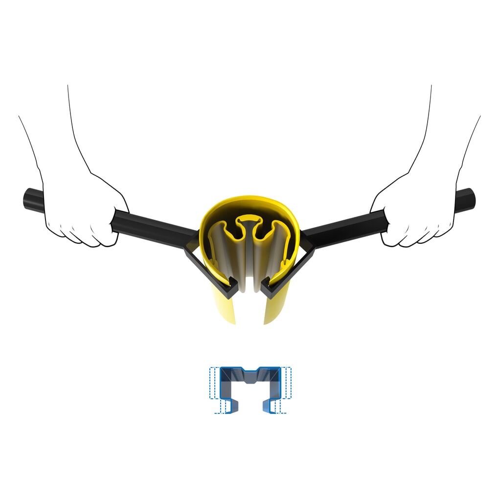 Productafbeelding nr. 3: Montagegereedschap voor aanrijbescherming BOPLAN® voor stellingen RackBull, set