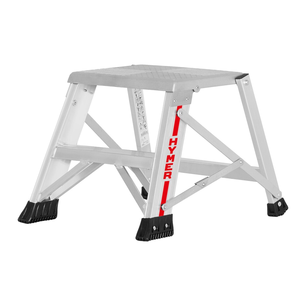 Montagetrap HYMER, stahoogte 0,42 m, 2 treden Product afbeelding: Montagetrap HYMER, stahoogte 0,42 m, 2 treden