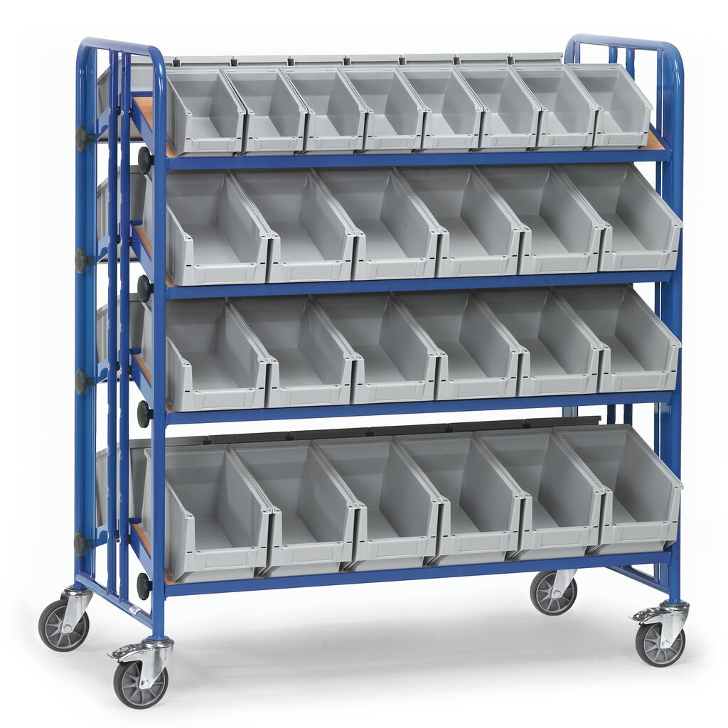 Montagewagen fetra® met bakken