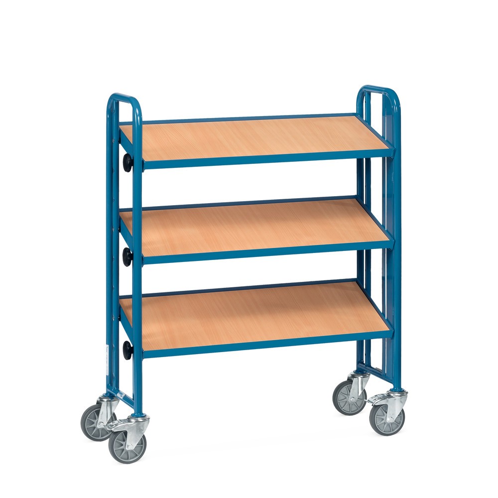 Product afbeelding: Montagewagen fetra® met bodemplaten, 3 etages, eenzijdig