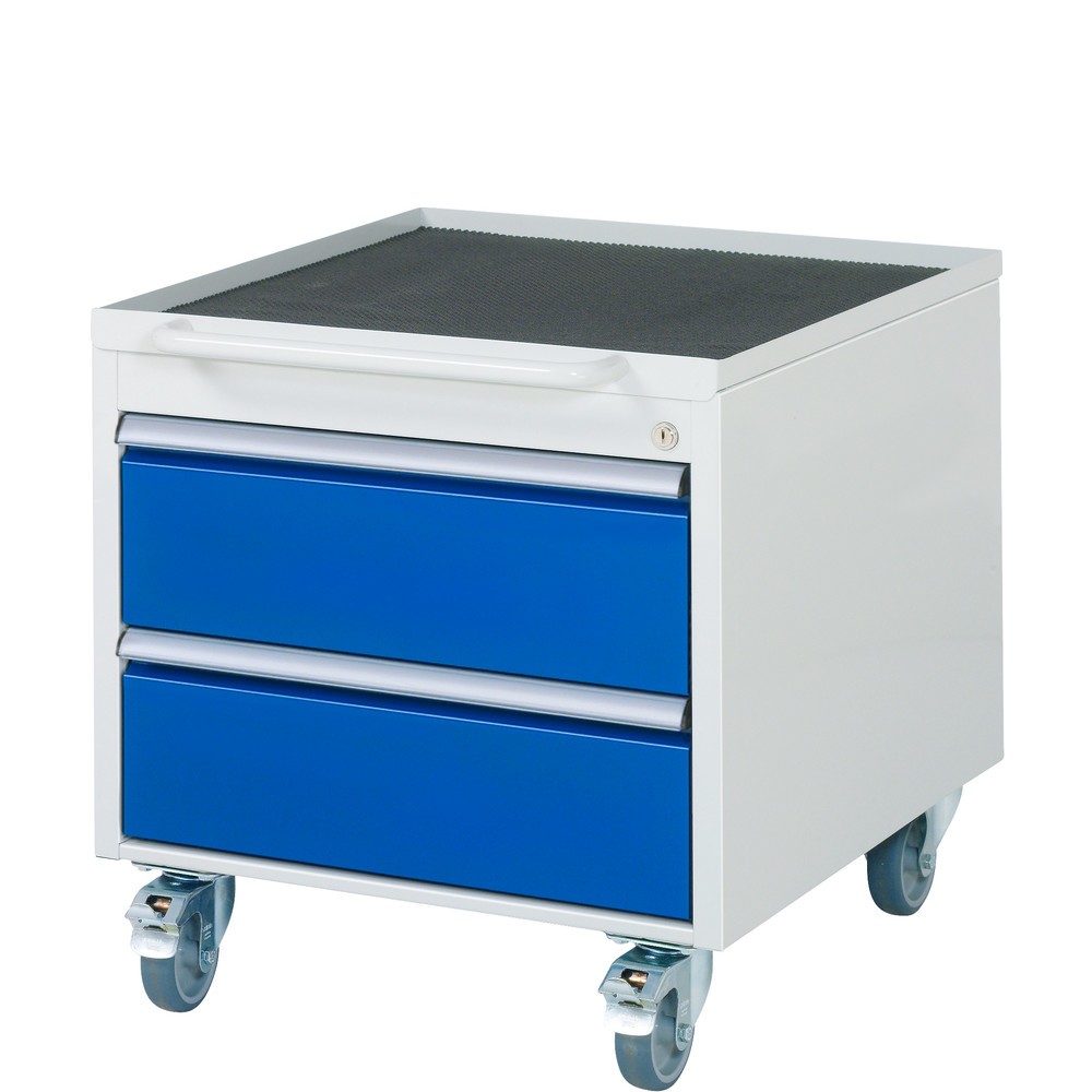 Product afbeelding: RAU verrijdbare onderbouwkast serie 7000, h x b x d 565 x 580 x 650 mm, met 2 lades