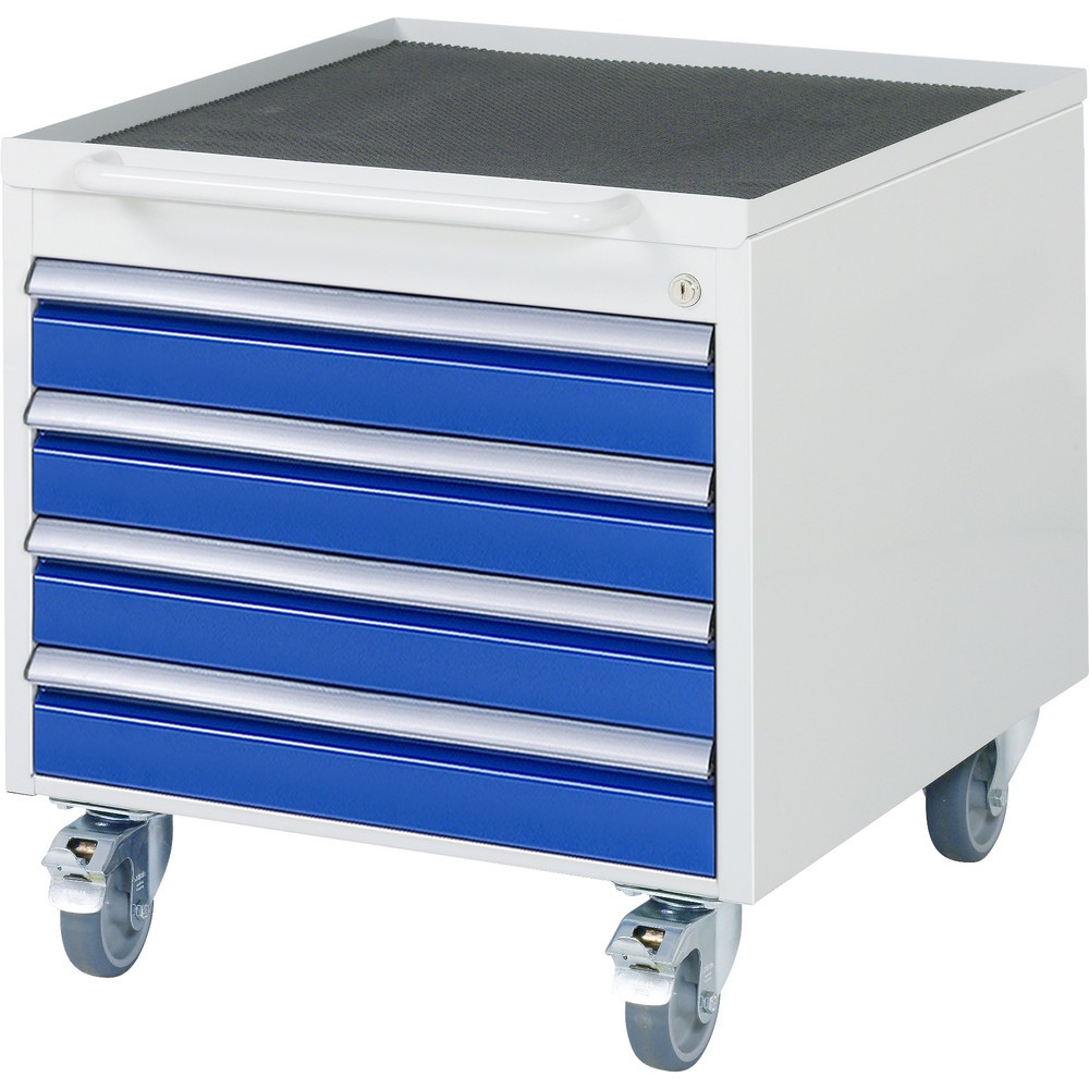 Product afbeelding: RAU verrijdbare onderbouwkast serie 7000, h x b x d 565 x 580 x 650 mm, met 4 lades