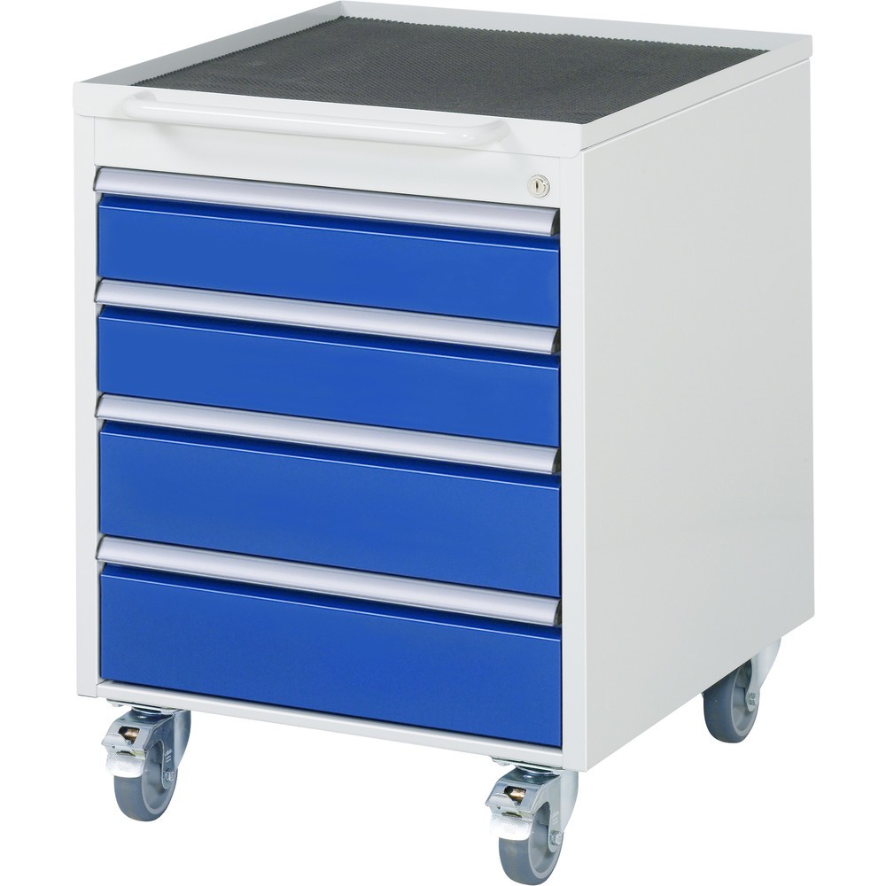 Product afbeelding: RAU verrijdbare onderbouwkast serie 7000, h x b x d 745 x 580 x 650 mm, met 4 lades