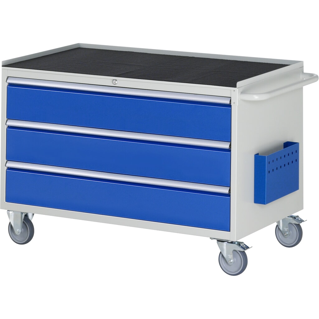 RAU gereedschapswagen serie 7000, h x b x d 795 x 1.145 x 650 mm, met 3 lades maat XXL, metalen bekleding Product afbeelding: RAU gereedschapswagen serie 7000, h x b x d 795 x 1.145 x 650 mm, met 3 lades maat XXL, metalen bekleding