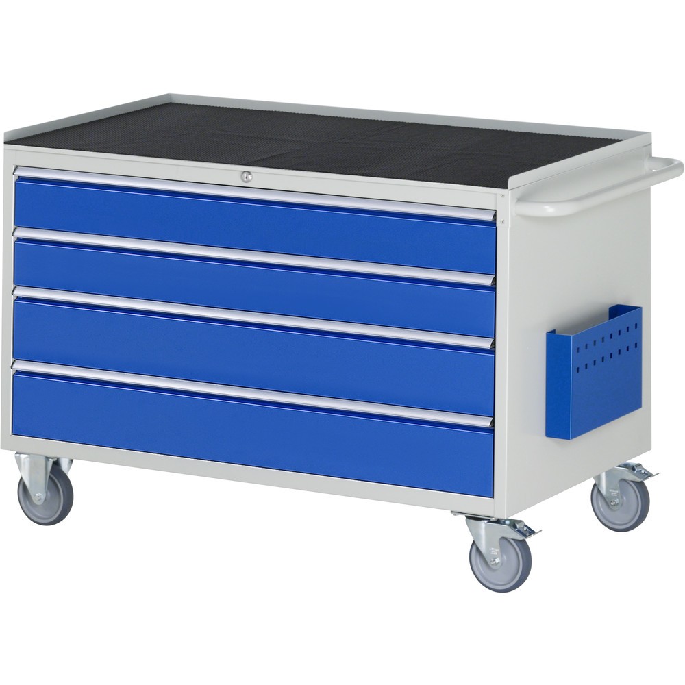Productafbeelding nr. 1: Montagewagen RAU serie 7000, hxbxd 795 x 1.145 x 650 mm, 4 lades 2 x 120, 2 x 150 mm, metalen werkblad, draagvermogen lade 50 kg