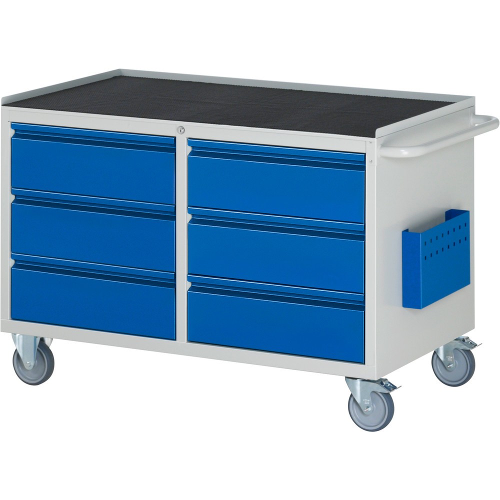 Productafbeelding nr. 1: Montagewagen RAU serie 7000, hxbxd 795 x 1.145 x 650 mm, 6 lades, metalen werkblad, draagvermogen lade 100 kg