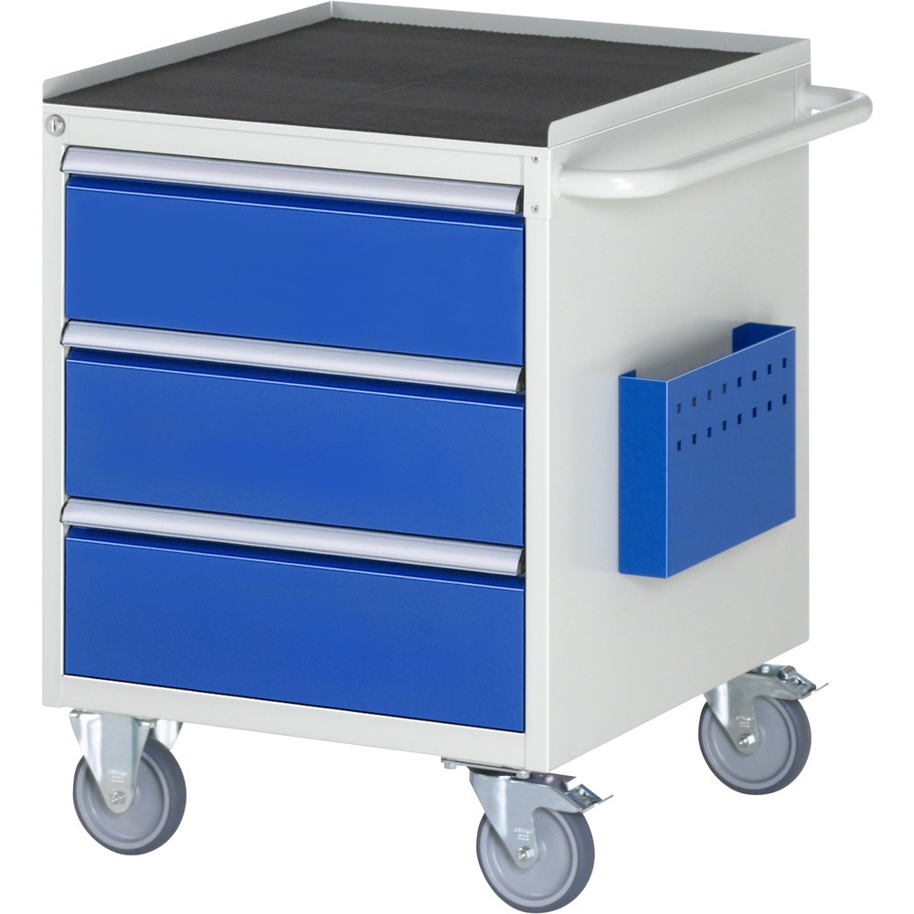 Productafbeelding nr. 1: RAU gereedschapswagen serie 7000, h x b x d 795 x 580 x 650 mm, met 3 lades maat L, metalen bekleding