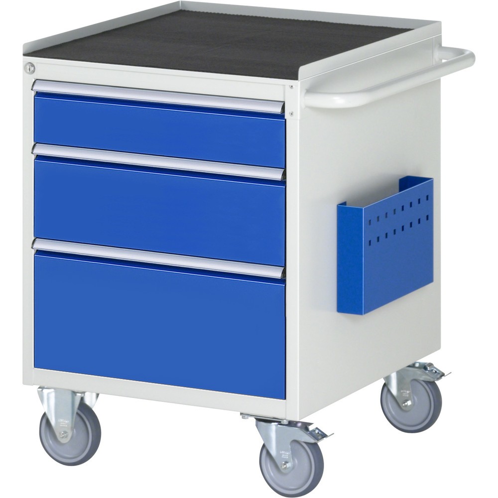 Productafbeelding nr. 1: Montagewagen RAU serie 7000, hxbxd 795 x 580 x 650 mm, 3 lades 1 x 120, 1 x 180, 1 x 240 mm, metalen werkblad