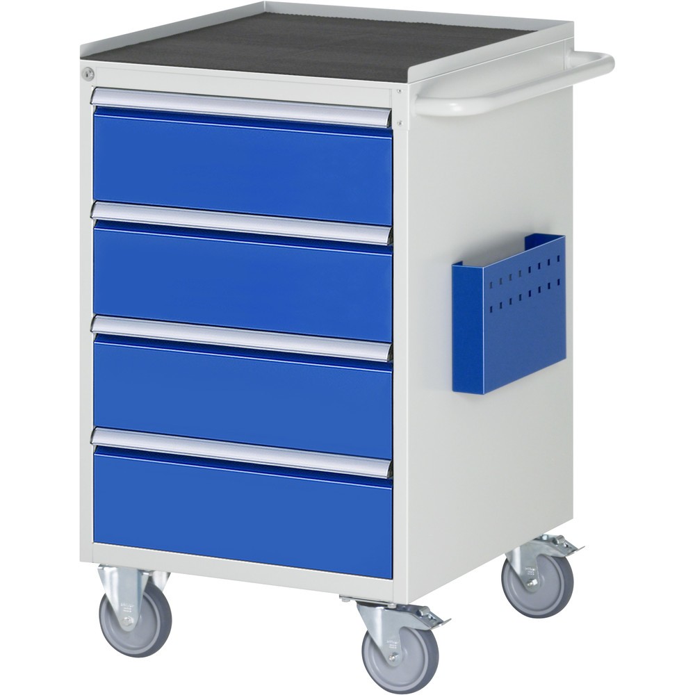 Product afbeelding: Montagewagen RAU serie 7000, hxbxd 975 x 580 x 650 mm, 4 lades 4 x 180 mm, metalen werkblad