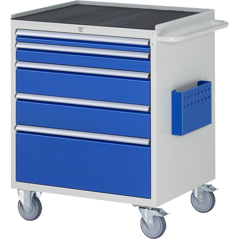 Product afbeelding: RAU gereedschapswagen serie 7000, h x b x d 975 x 770 x 650 mm, met 5 lades maat XL, metalen bekleding