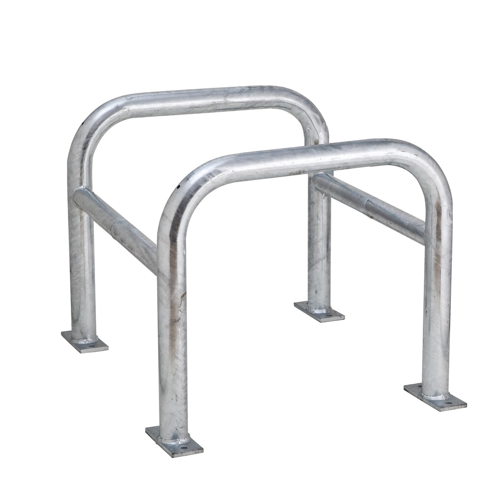 Aanrijbescherming voor pilaren MORAVIA, buiten, thermisch verzinkt, hoogte 600 mm, voor pilaarafmetingen (bxd) 600 x 600 mm Product afbeelding: Aanrijbescherming voor pilaren MORAVIA, buiten, thermisch verzinkt, hoogte 600 mm, voor pilaarafmetingen (bxd) 600 x 600 mm