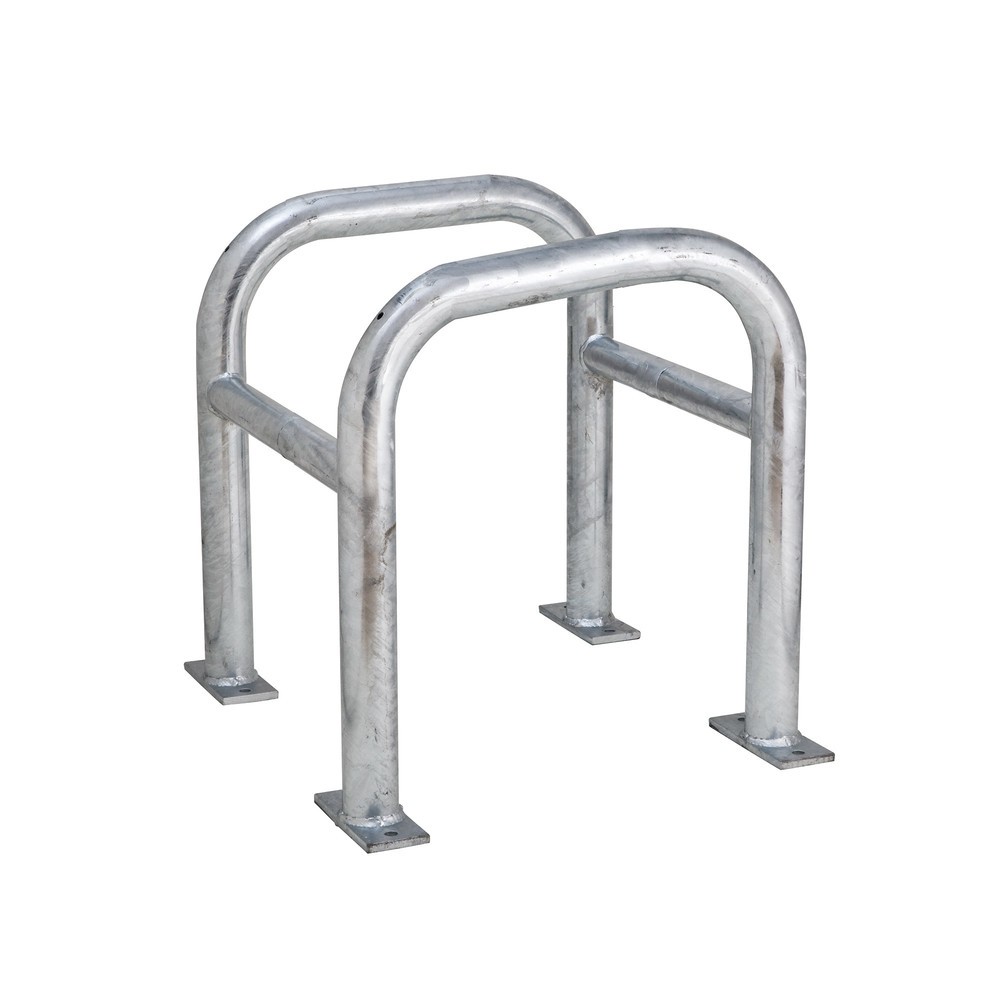 Product afbeelding: Aanrijbescherming voor pilaren MORAVIA, buiten, thermisch verzinkt, hoogte 600 mm, voor pilaarafmetingen (bxd) 400 x 400 mm