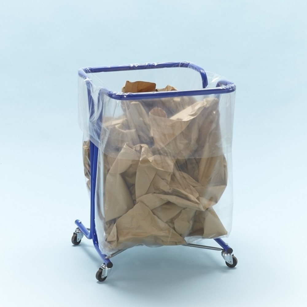 Productafbeelding nr. 2: MOTTEZ afvalzakhouder 240 liter met wielen, blauw