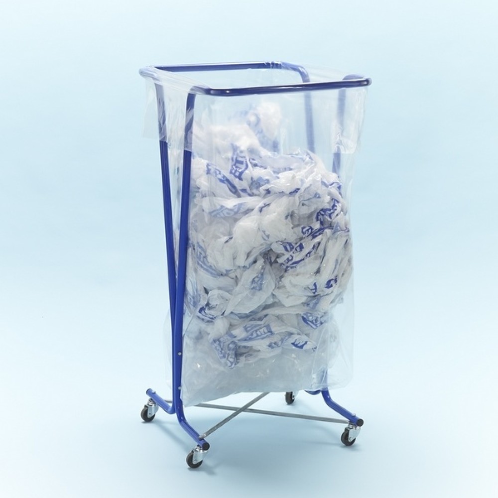 Productafbeelding nr. 2: MOTTEZ afvalzakhouder 400 liter met wielen, blauw