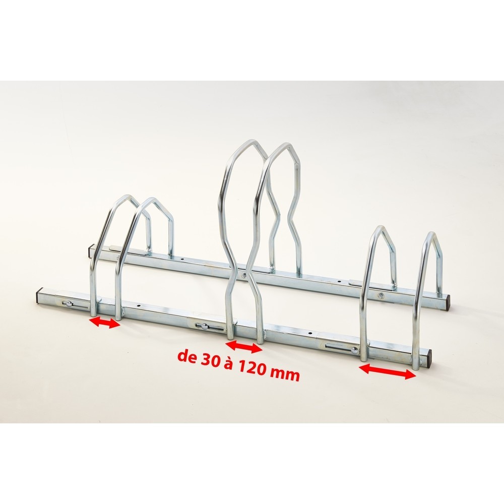 Productafbeelding nr. 7: MOTTEZ fietsenrek voor 3 fietsen, 2 niveaus FAT BIKE