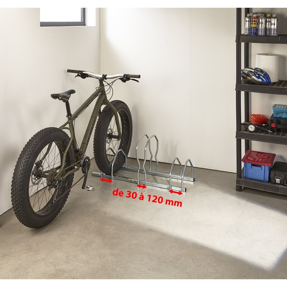 Productafbeelding nr. 8: MOTTEZ fietsenrek voor 3 fietsen, 2 niveaus FAT BIKE