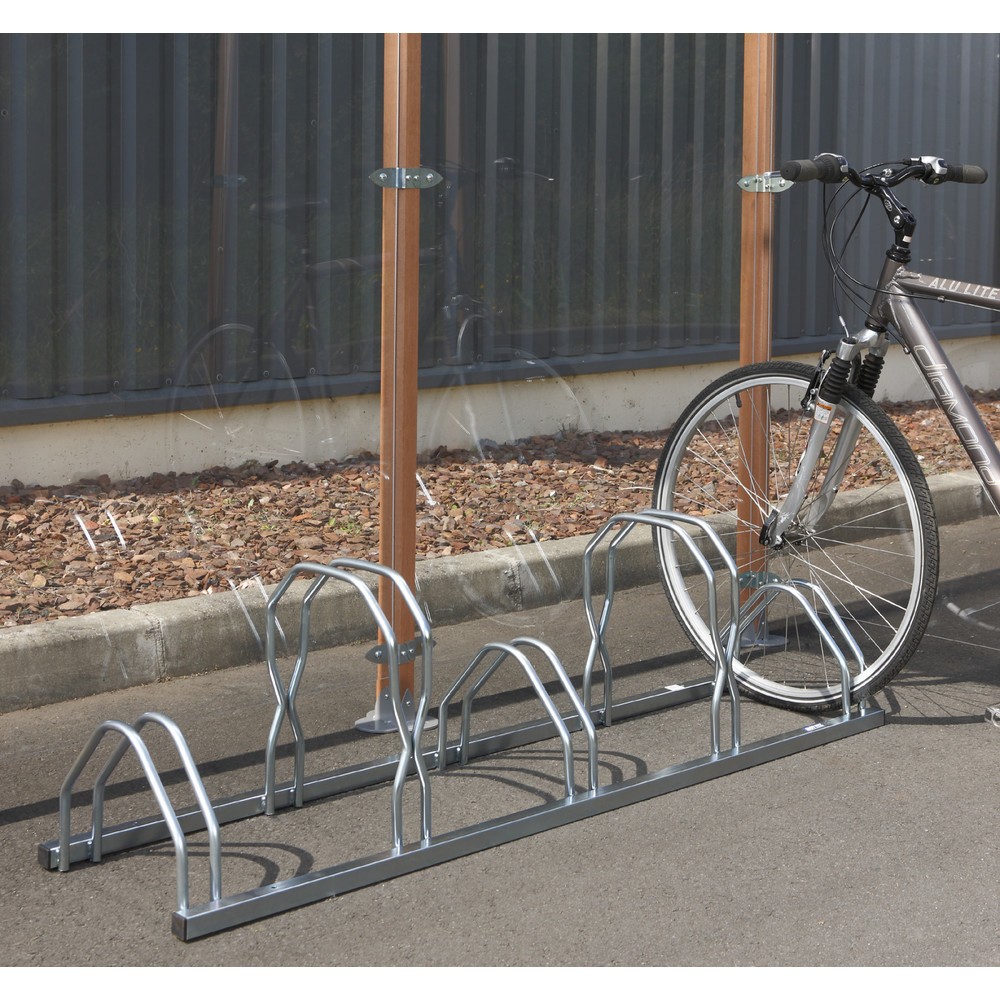 Productafbeelding nr. 2: MOTTEZ fietsenrek voor 5 fietsen, 2 niveaus naast elkaar