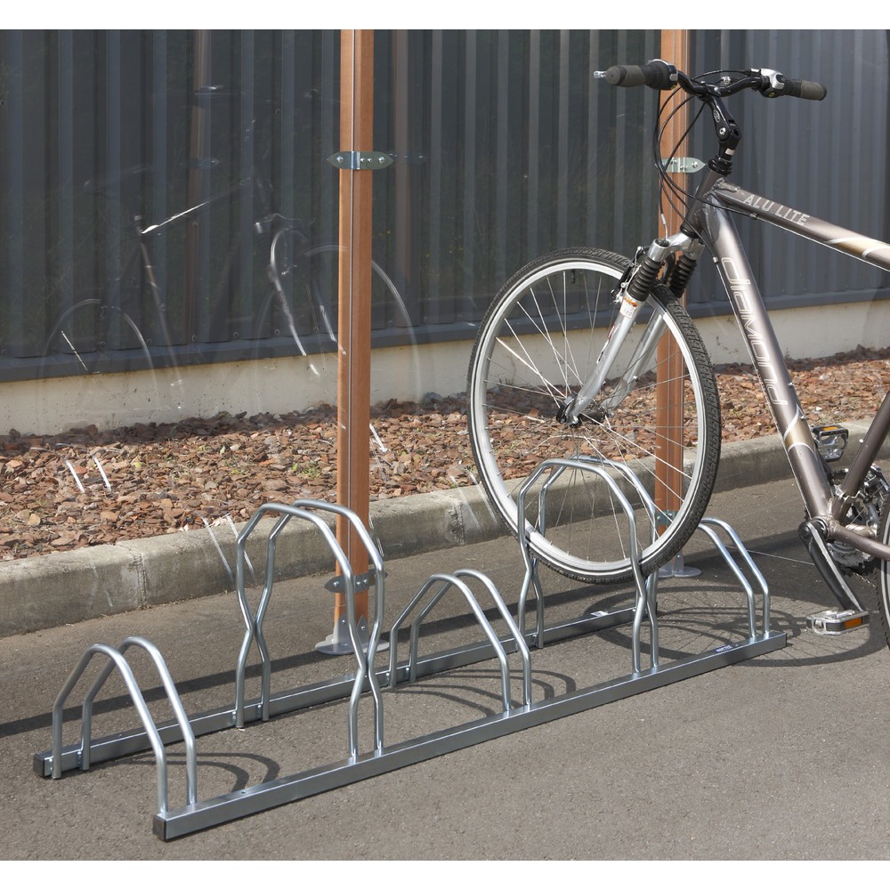 Productafbeelding nr. 3: MOTTEZ fietsenrek voor 5 fietsen, 2 niveaus naast elkaar
