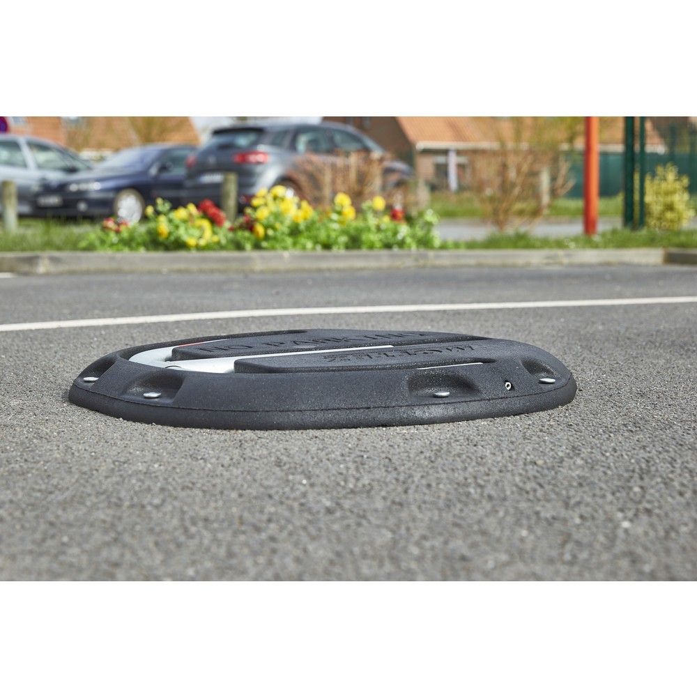 Productafbeelding nr. 12: MOTTEZ parkeerplaatsbeugel van gegoten rubber met slot