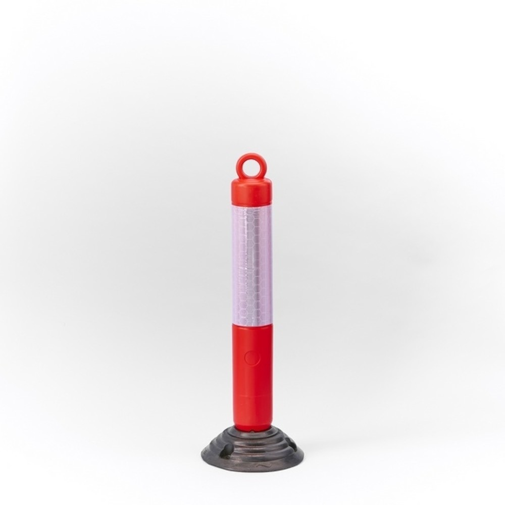 Product afbeelding: MOTTEZ signaalpaal op flexibele grondplaat, hoogte 920 mm