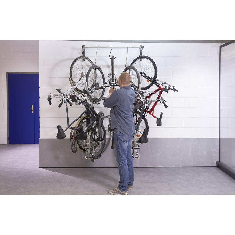 Productafbeelding nr. 5: MOTTEZ verschuifbare muurbeugel voor 5 fietsen