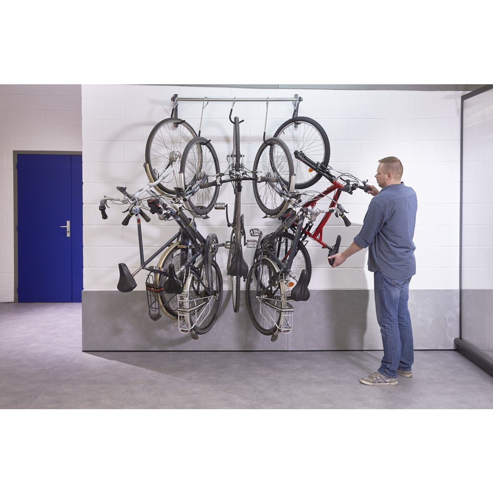 Productafbeelding nr. 6: MOTTEZ verschuifbare muurbeugel voor 5 fietsen