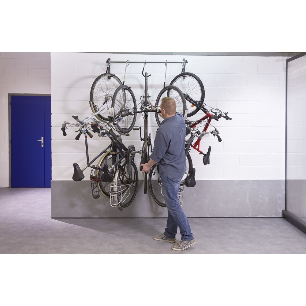 Productafbeelding nr. 7: MOTTEZ verschuifbare muurbeugel voor 5 fietsen