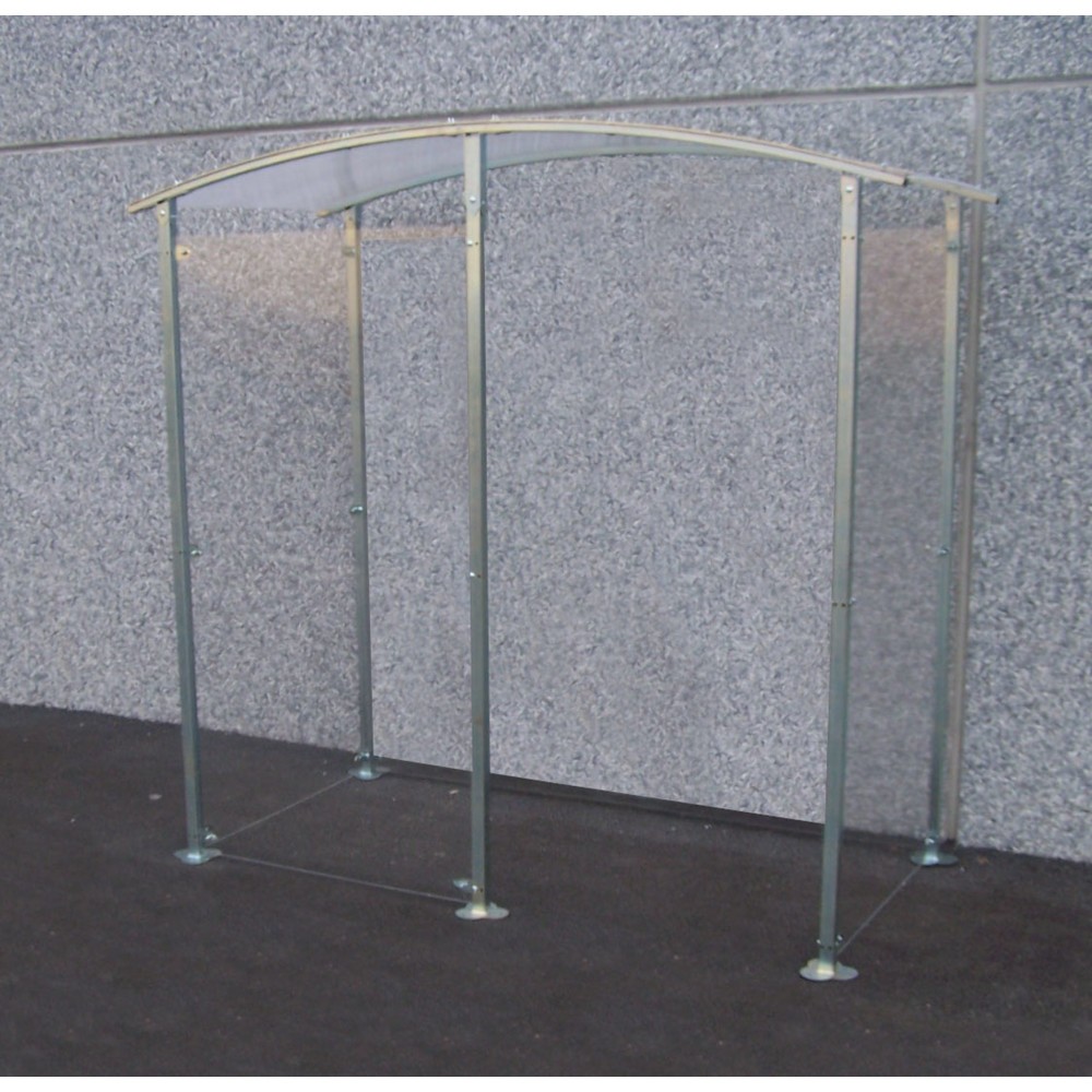Product afbeelding: MOTTEZ verzinkte metalen overkapping 2 m², voor wandmontage