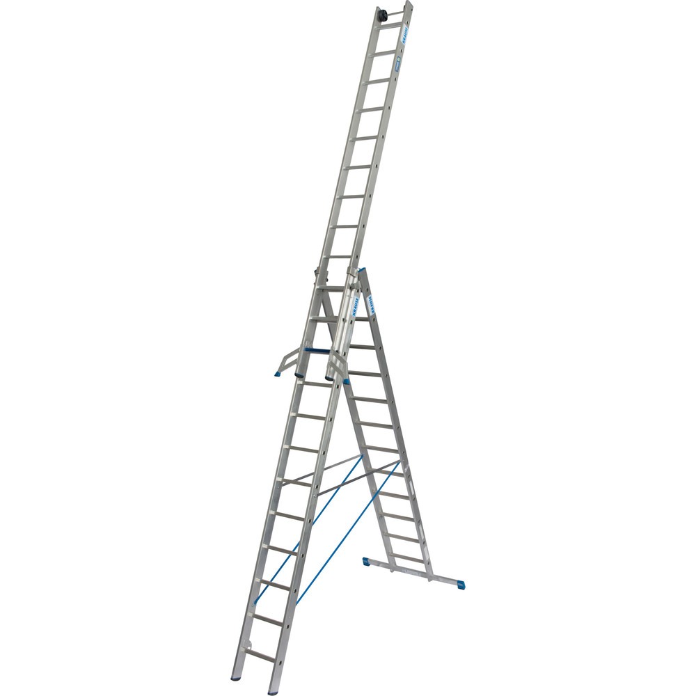 Productafbeelding nr. 1: Multifunctionele ladder KRAUSE +S, 3 x 12 sporten / treden