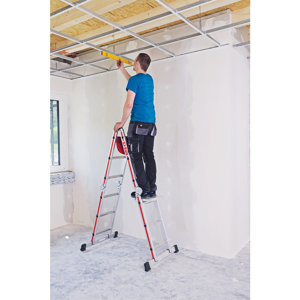 Productafbeelding nr. 3: Multifunctionele ladder HYMER, stahoogte 2,5 m, 4x3 sporten