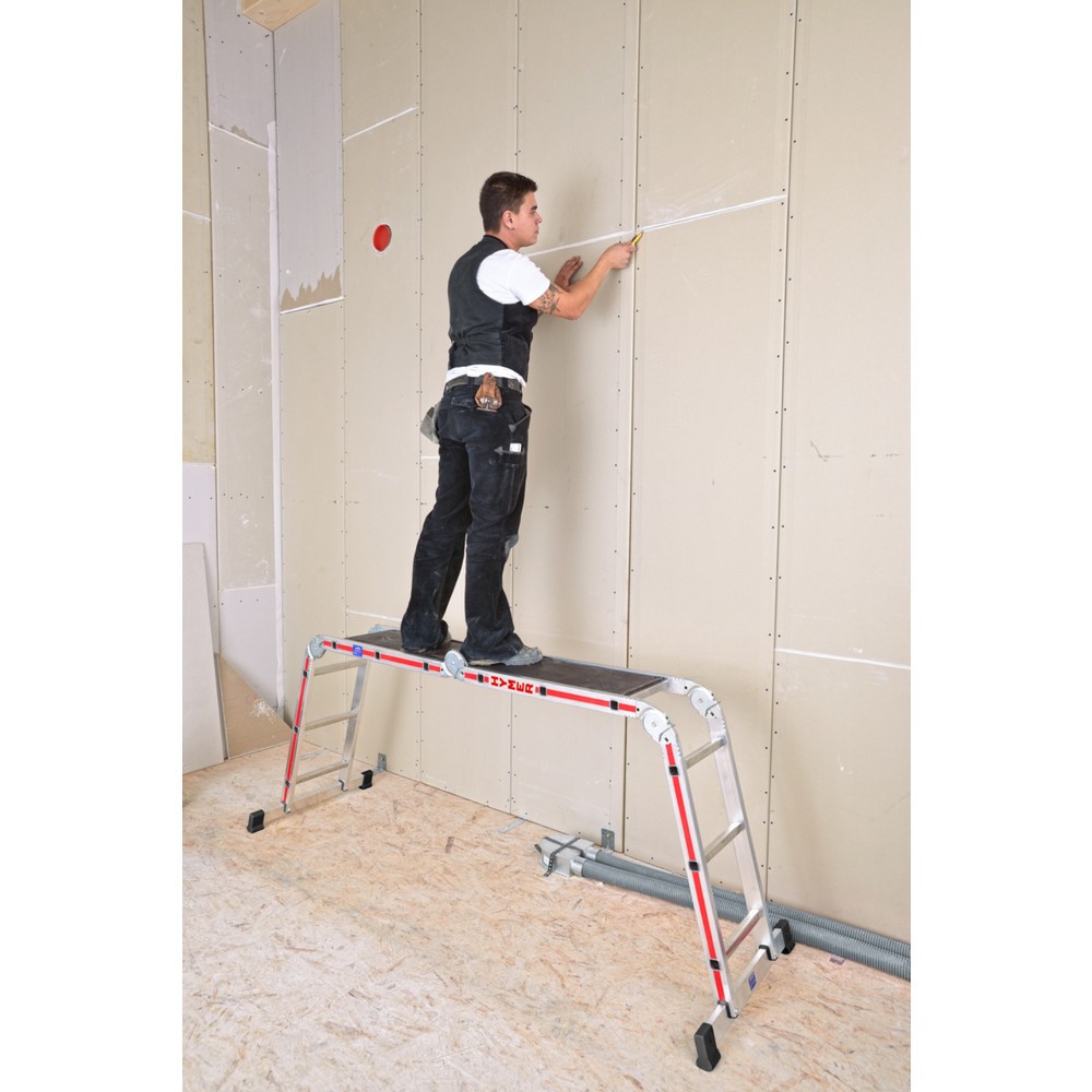 Productafbeelding nr. 5: Multifunctionele ladder HYMER, stahoogte 2,5 m, 4x3 sporten