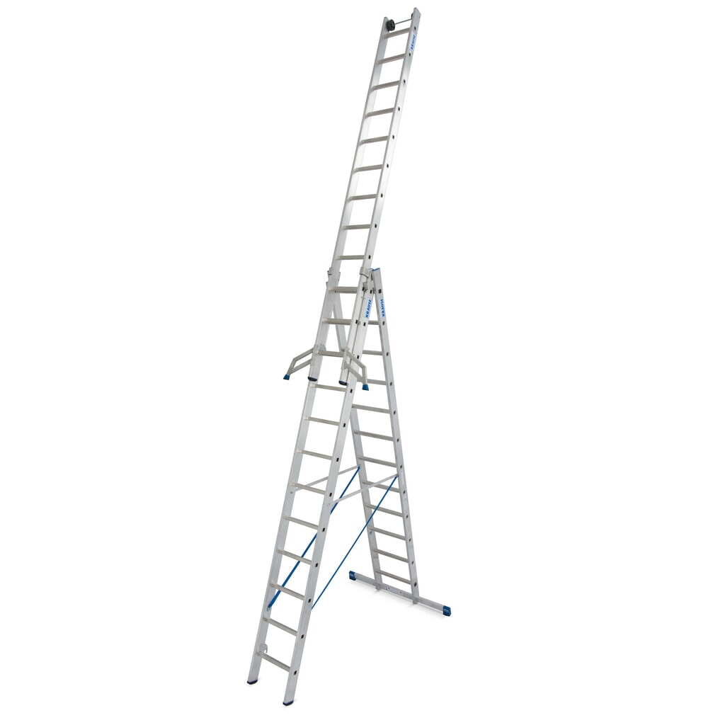 Multifunctionele ladder KRAUSE®, 3-delig, totale lengte 8,60 m Product afbeelding: Multifunctionele ladder KRAUSE®, 3-delig, totale lengte 8,60 m