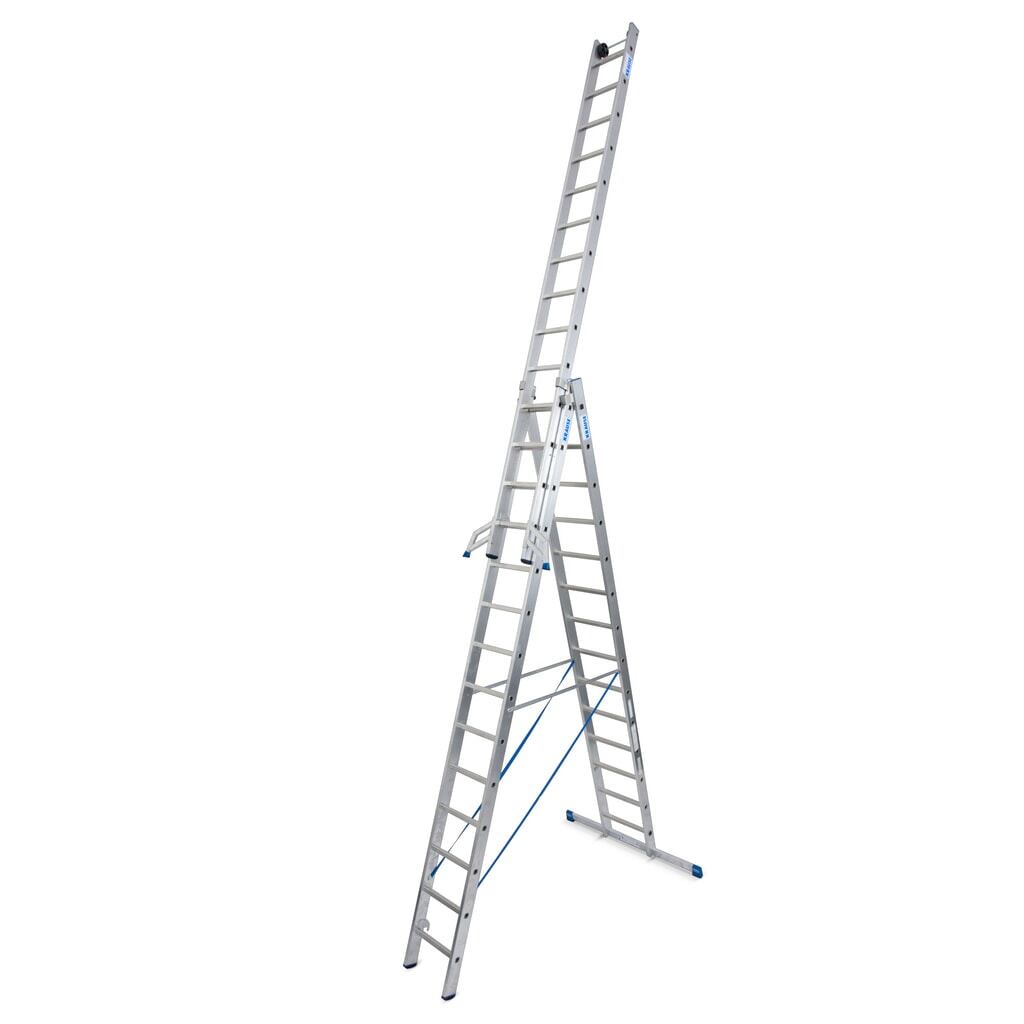 Multifunctionele ladder KRAUSE®, 3-delig, totale lengte 10,25 m Product afbeelding: Multifunctionele ladder KRAUSE®, 3-delig, totale lengte 10,25 m