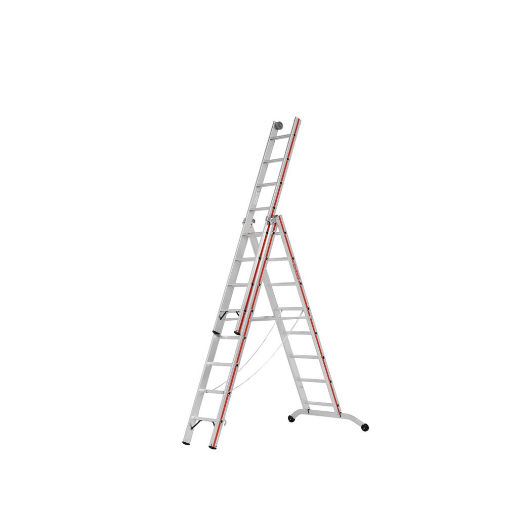 Productafbeelding nr. 1: Multifunctionele trapladder HYMER, 3-delig, totale lengte 5,80 m