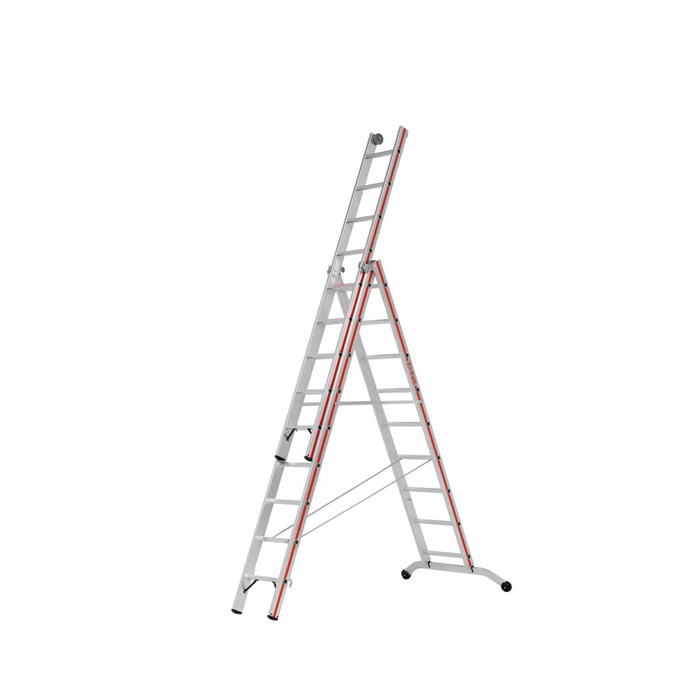 Product afbeelding: Multifunctionele trapladder HYMER, 3-delig, totale lengte 6,64 m