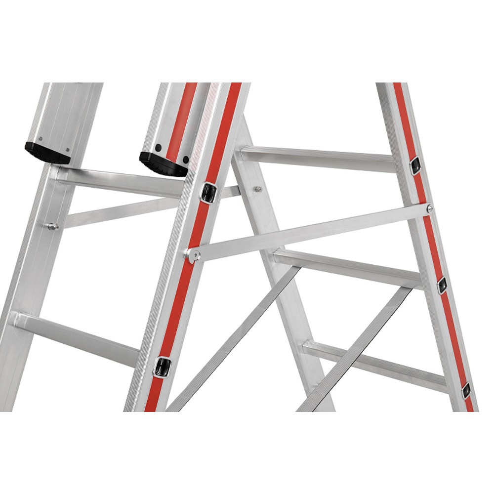 Productafbeelding nr. 5: Multifunctionele trapladder HYMER, 3-delig, totale lengte 6,64 m