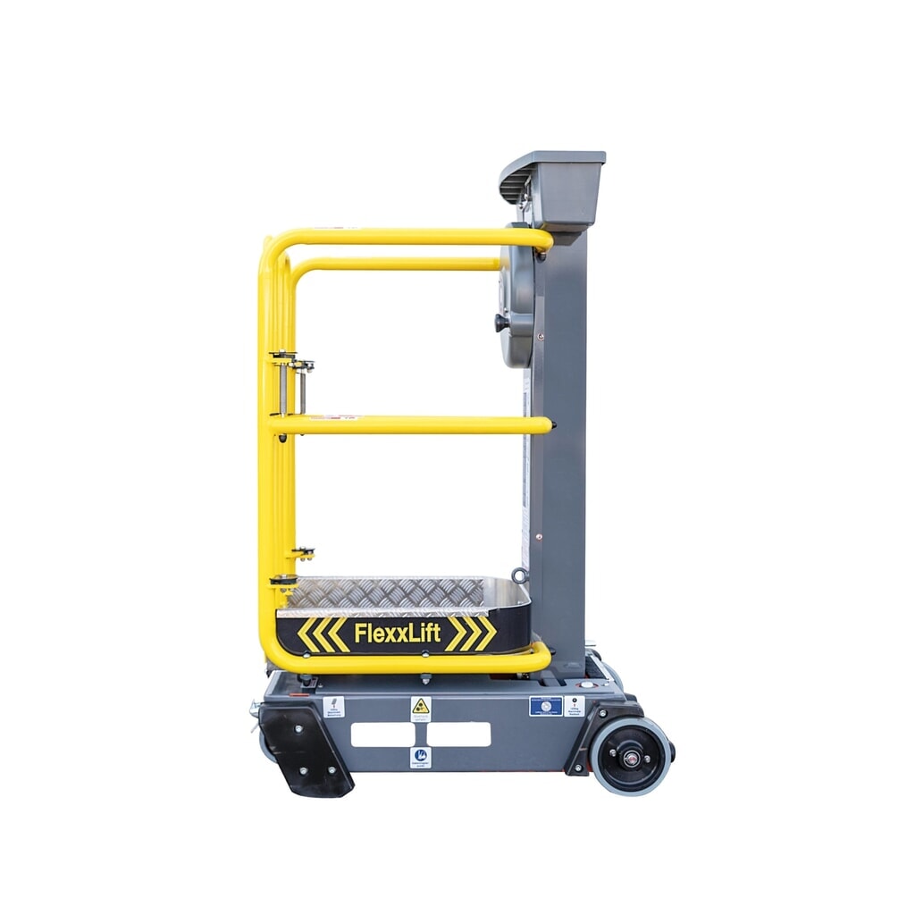 Munk Günzburger FlexxLift, 1-persoonslift, draagvermogen 150 kg, werkhoogte 3,5 m Product afbeelding: Munk Günzburger FlexxLift, 1-persoonslift, draagvermogen 150 kg, werkhoogte 3,5 m
