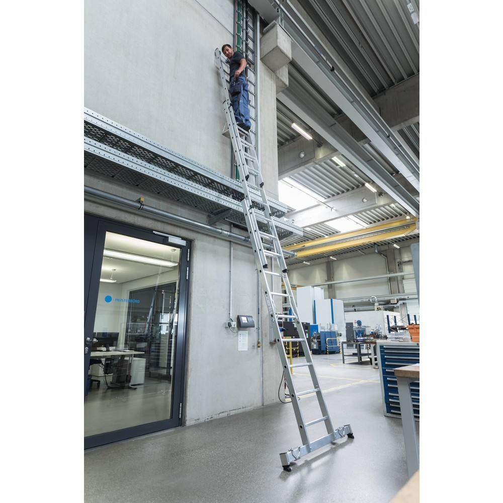 Productafbeelding nr. 9: Munk Günzburger multifunctionele ladder, 3-delig, met nivello®-traverse, 3 x 7 treden