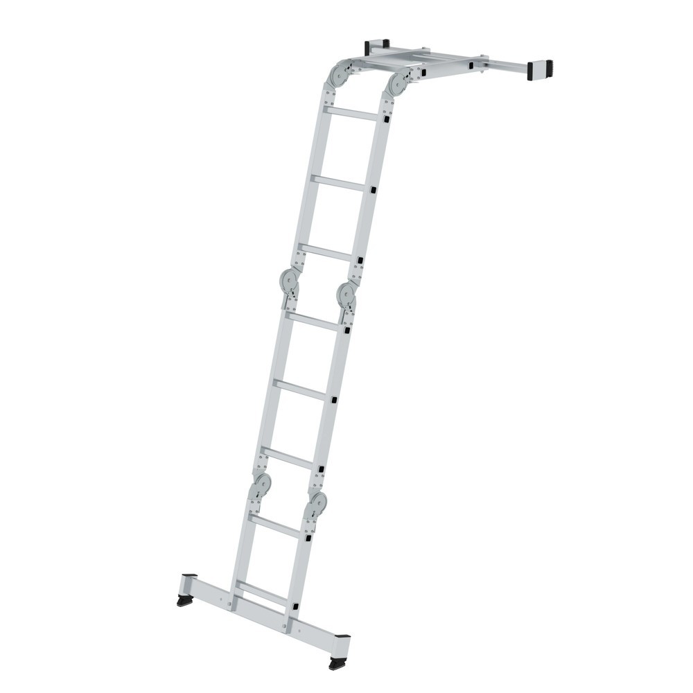 Productafbeelding nr. 3: Munk Günzburger multifunctionele ladder, 4-delig, met nivello®-traverse, 2 x 2 + 2 x 3 treden