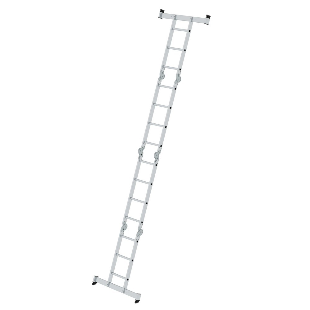 Productafbeelding nr. 4: Munk Günzburger multifunctionele ladder, 4-delig, met nivello®-traverse, 3 x 2 + 2 x 4 treden