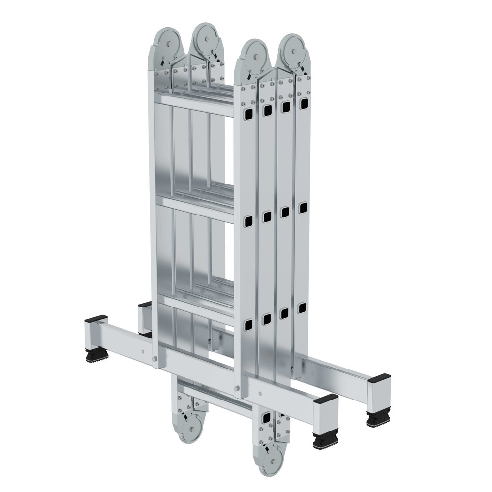 Productafbeelding nr. 6: Munk Günzburger multifunctionele ladder, 4-delig, met nivello®-traverse, 3 x 2 + 2 x 4 treden
