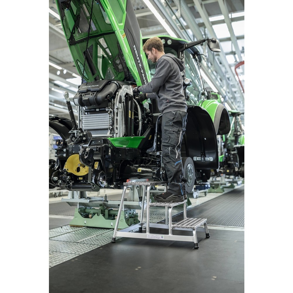 Productafbeelding nr. 2: Munk Günzburger werkplatform, star, aluminium traanplaat, 1 treden