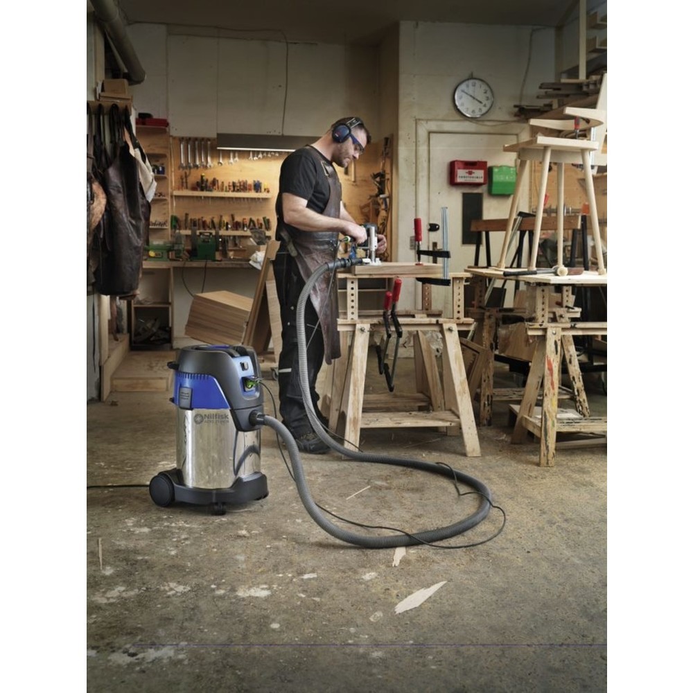 Productafbeelding nr. 4: Nat-/droogzuiger Nilfisk® AERO 31-21 PC INOX, nat + droog, 1.250 watt, 30 l