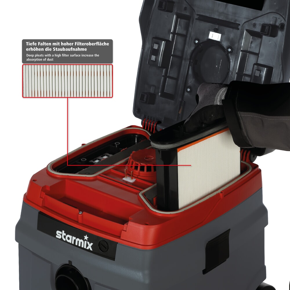 Productafbeelding nr. 7: Nat-/droogzuiger starmix Compact, stofklasse L, 1.600 W
