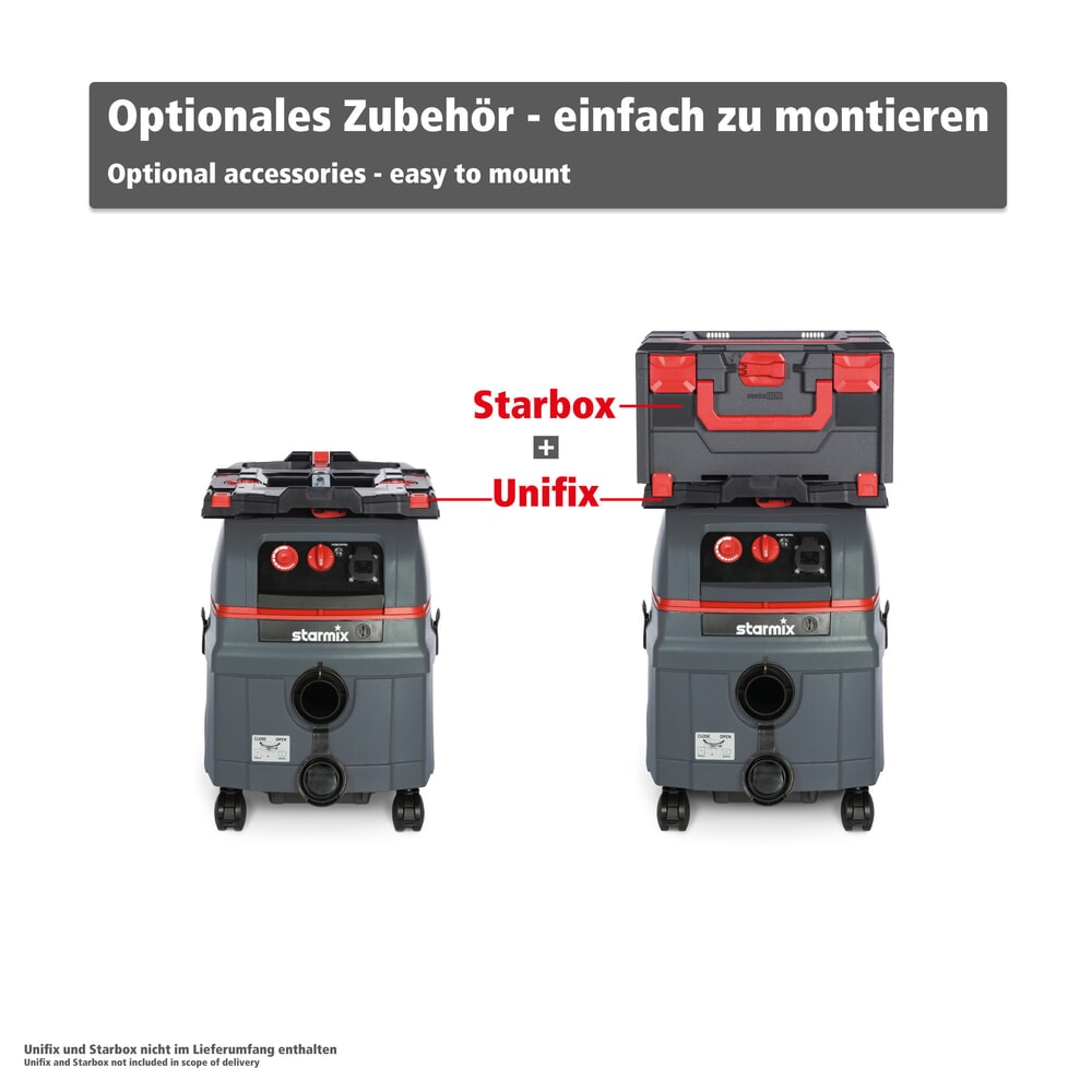 Productafbeelding nr. 8: Nat-/droogzuiger starmix Compact, stofklasse L, 1.600 W
